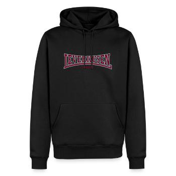 LEVERKUSEN GERMANY - Männer Premium Bio Hoodie - Schwarz - Vorne - Nico (187cm)