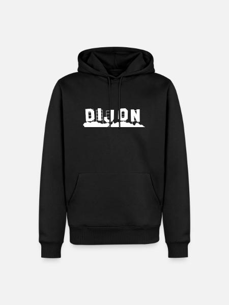 Dijon - Männer Premium Bio Hoodie - Schwarz