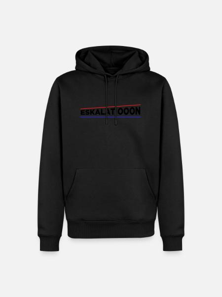 Eskalatiooon - Männer Premium Bio Hoodie - Schwarz