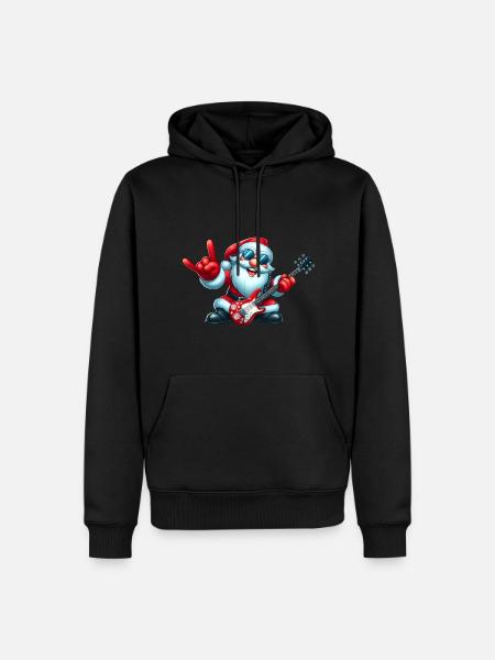 Santa Rock 5 - Men’s Premium Organic Hoodie - black