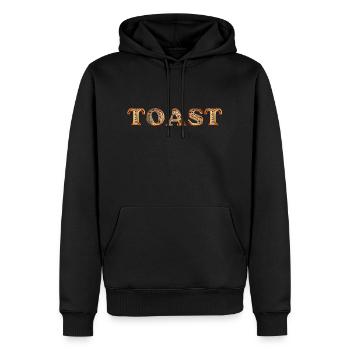 TOAST Toastbrot Brot - Männer Premium Bio Hoodie - Schwarz - Vorne - Nico (187cm)