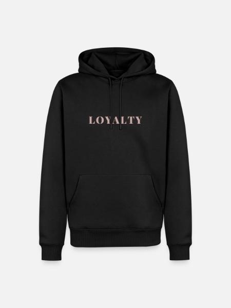 Loyalty - Men’s Premium Organic Hoodie - black
