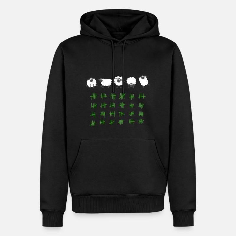 Insomniaque - Sweat à capuche Premium bio Homme - noir