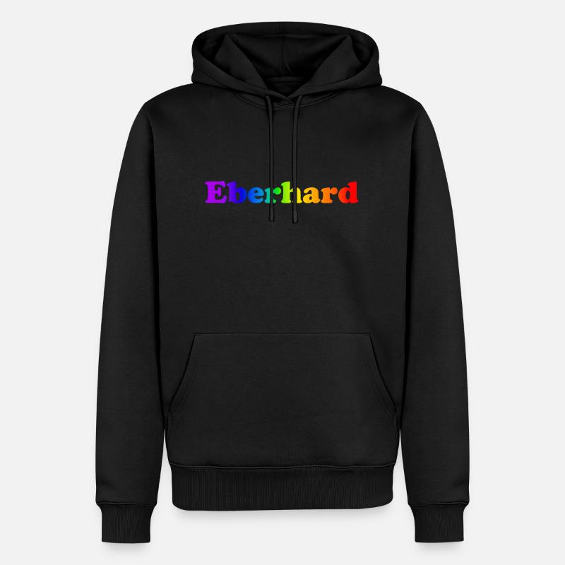 Eberhard - Männer Premium Bio Hoodie - Schwarz