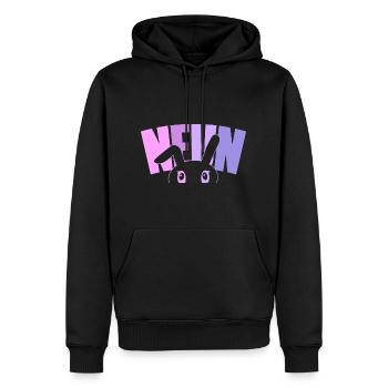 9. Geburtstag Mädchen 9 Jahre alt Hase Häschen - Männer Premium Bio Hoodie - Schwarz - Vorne - Nico (187cm)