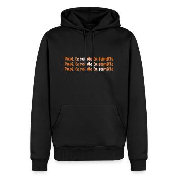 GRANDPA DAD GRANDPA HUMOR GRANDPA JOKE 9 - Men’s Premium Organic Hoodie - black - Front - Nico (187cm)