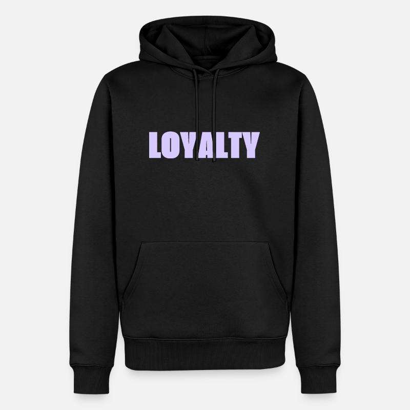 Loyalty - Männer Premium Bio Hoodie - Schwarz