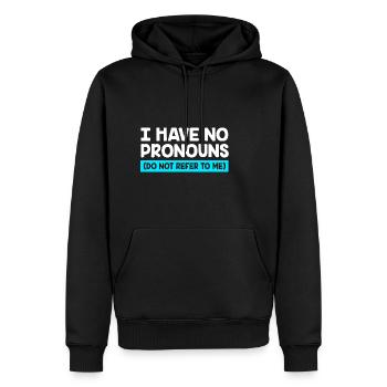 Queer Gender Vielfalt Gay pride LGBT - Männer Premium Bio Hoodie - Schwarz - Vorne - Nico (187cm)