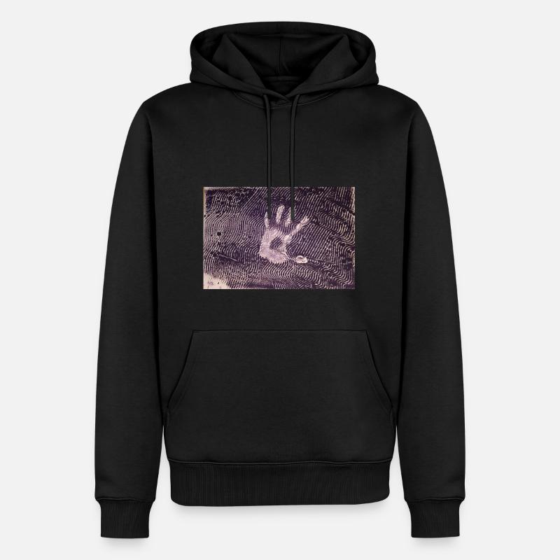 Stop - Männer Premium Bio Hoodie - Schwarz