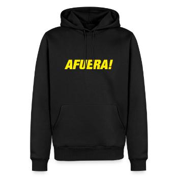 AFUERA ! 🐍 - Sweat à capuche Premium bio Homme - noir - Devant - Nico (187cm)