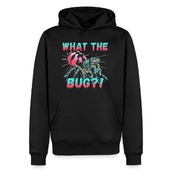 Quel est le bug pour un technicien en lutte antiparasitaire - Sweat à capuche Premium bio Homme - noir - Devant - Nico (187cm)