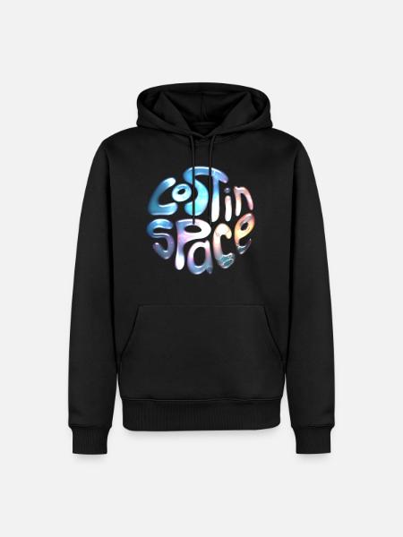 Perdu dans l’espace - Sweat à capuche Premium bio Homme - noir