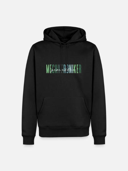 geprüfter Mechatroniker - edles Design - Männer Premium Bio Hoodie - Schwarz