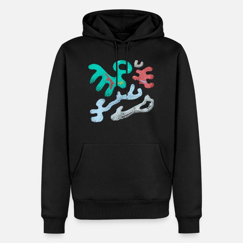 Art Design Moderne - Sweat à capuche Premium bio Homme - noir