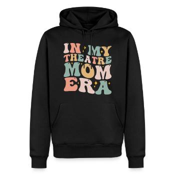 In meiner Theater-Mom-Ära Groovy Theatre Drama Mom - Männer Premium Bio Hoodie - Schwarz - Vorne - Nico (187cm)
