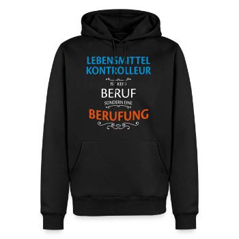 Lebensmittelkontrolleur Beruf - Männer Premium Bio Hoodie - Schwarz - Vorne - Nico (187cm)