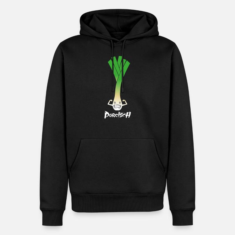 PORETSCH - Männer Premium Bio Hoodie - Schwarz