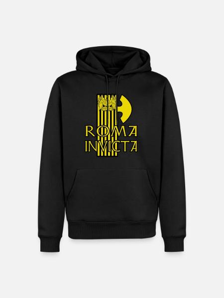 ROMA INVICTA Romans Rome SPQR Roma - Men’s Premium Organic Hoodie - black