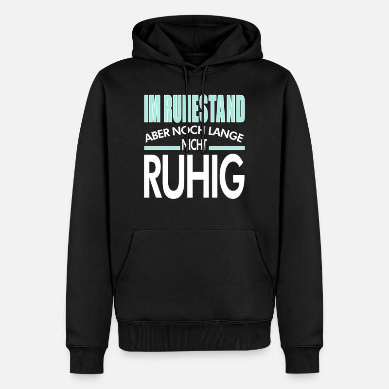 Retraite retraite retraite retraite cadeau - Sweat à capuche Premium bio Homme - noir