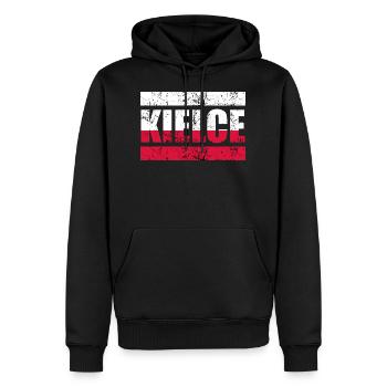 Kielce Polska Polen Geschenk - Männer Premium Bio Hoodie - Schwarz - Vorne - Nico (187cm)