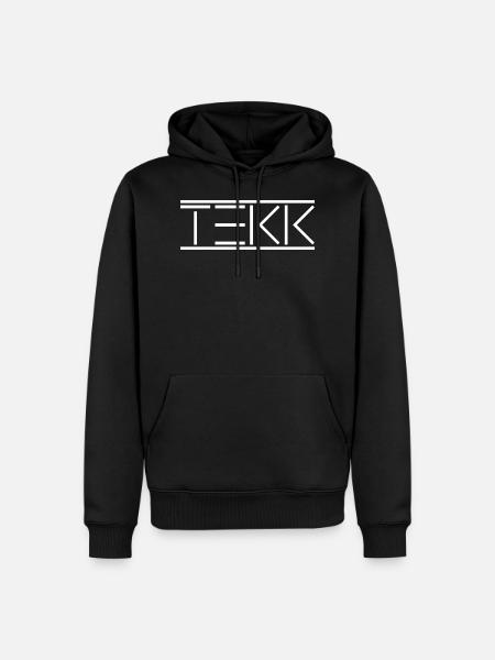 Tekk Logo - Men’s Premium Organic Hoodie - black