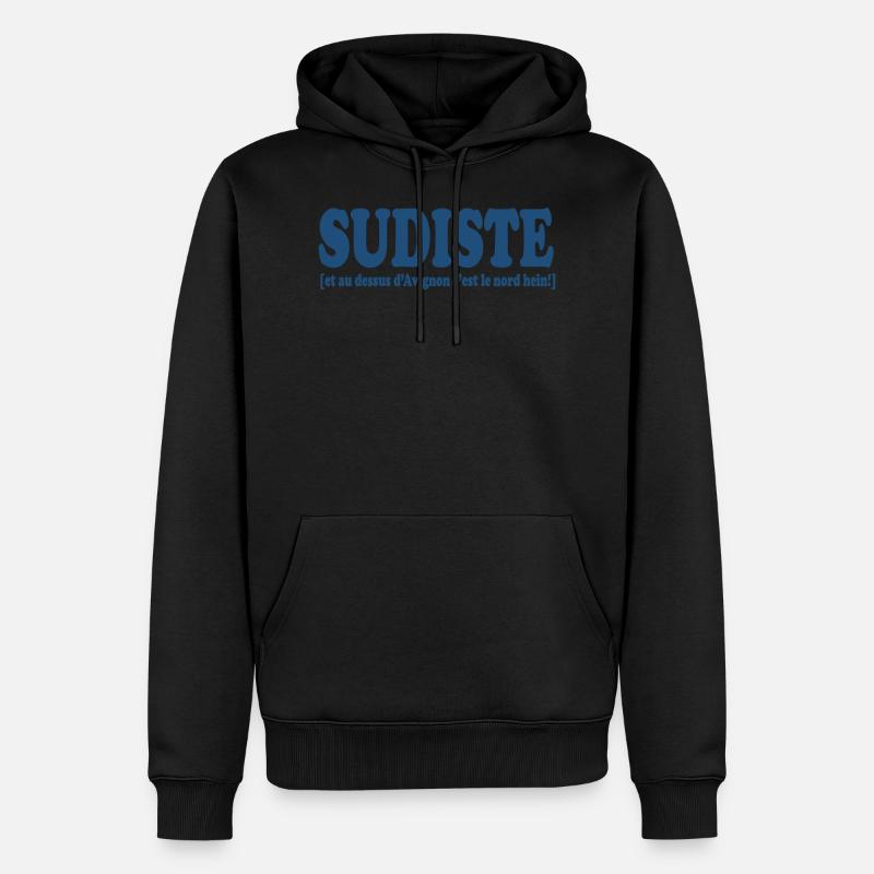 Sudiste1 - Männer Premium Bio Hoodie - Schwarz