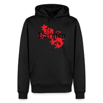 Carinthia - Men’s Premium Organic Hoodie - black - Front - Nico (187cm)