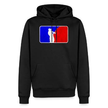 Fishing / Fishing - Men’s Premium Organic Hoodie - black - Front - Nico (187cm)