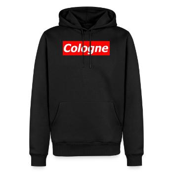 Cologne Cologne Kölle - Sweat à capuche Premium bio Homme - noir - Devant - Nico (187cm)