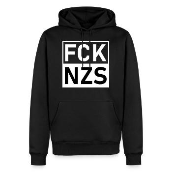 Fck Nzs Fck Afd Germany Politics - Men’s Premium Organic Hoodie - black - Front - Nico (187cm)