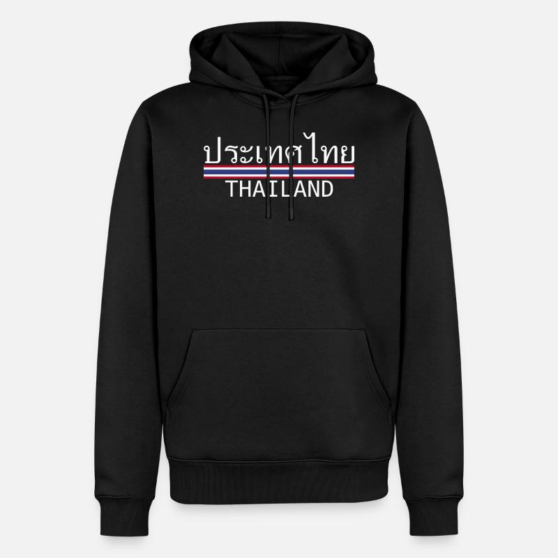 Thaïlande thaï - Sweat à capuche Premium bio Homme - noir