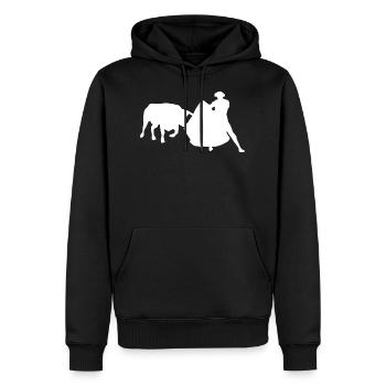 Stier Stierkampf Stierkämpfer Torero Spanien - Männer Premium Bio Hoodie - Schwarz - Vorne - Nico (187cm)
