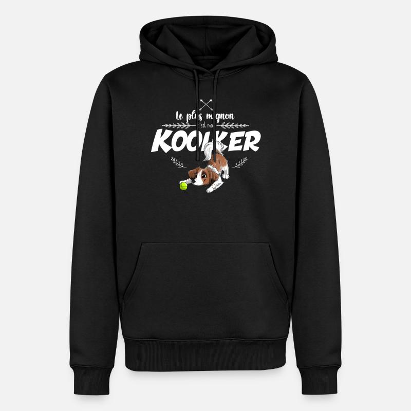 Der süßeste Kooiker - Männer Premium Bio Hoodie - Schwarz