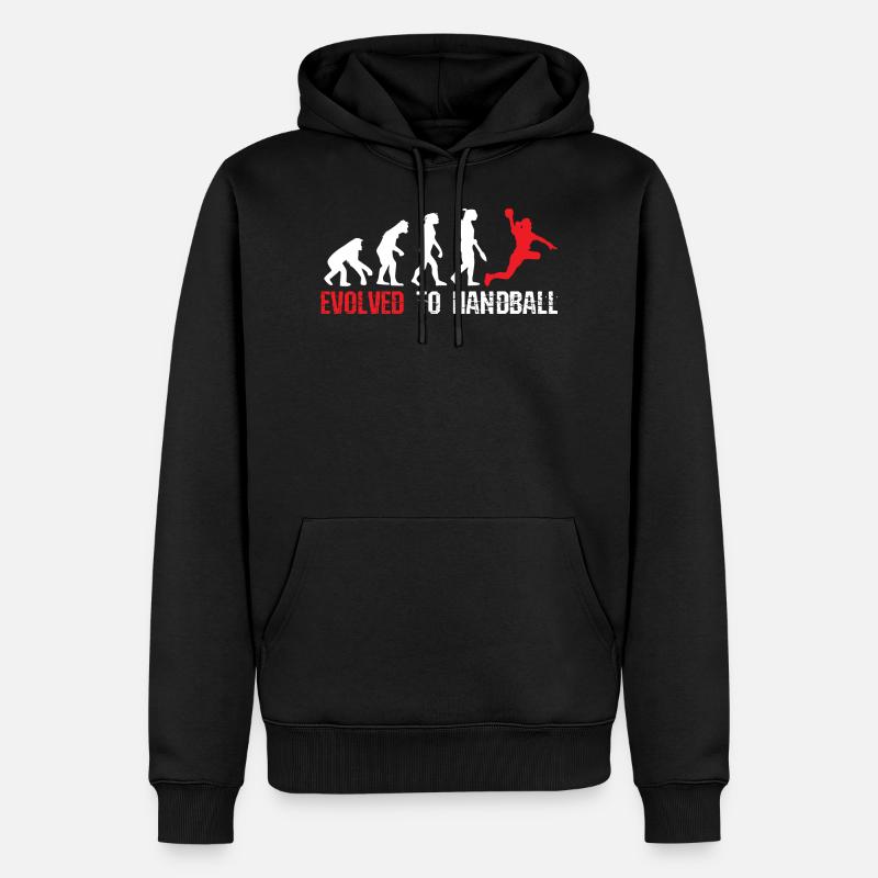 Developed for handball evolution - Men’s Premium Organic Hoodie - black