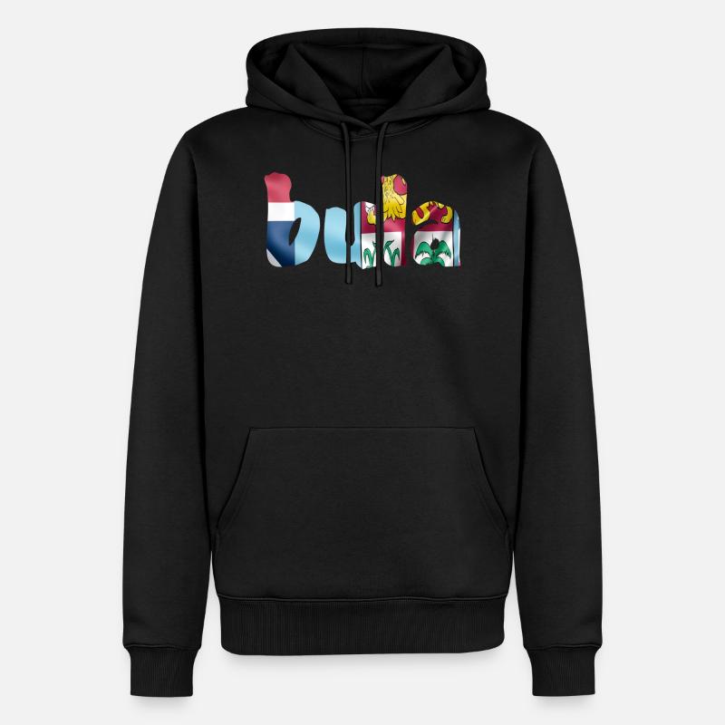 Bula - Sweat à capuche Premium bio Homme - noir