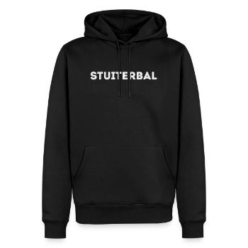 ADHS - Springender Ball - Männer Premium Bio Hoodie - Schwarz - Vorne - Nico (187cm)