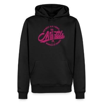 Mädels - Wir Müssen Aufhören Weniger Zu Trinken - Männer Premium Bio Hoodie - Schwarz - Vorne - Nico (187cm)