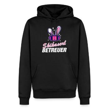 Apres Ski Skihaserl Skihasen Skihäschen Betreuer - Männer Premium Bio Hoodie - Schwarz - Vorne - Nico (187cm)