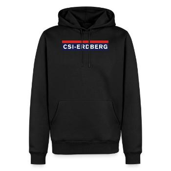 Médecin légiste de la police d'Erdberger - Sweat à capuche Premium bio Homme - noir - Devant - Nico (187cm)