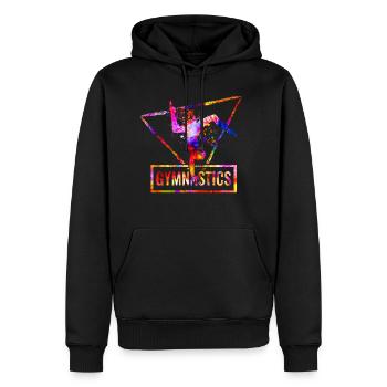 do gymnastics - Men’s Premium Organic Hoodie - black - Front - Nico (187cm)