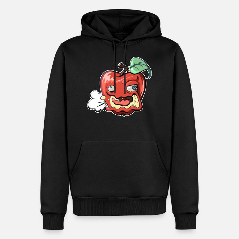 Apple - Sweat à capuche Premium bio Homme - noir