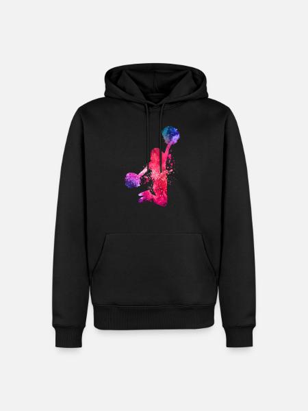 cheerleading - Men’s Premium Organic Hoodie - black