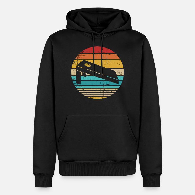 Cornhole - Sweat à capuche Premium bio Homme - noir