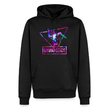 do gymnastics - Men’s Premium Organic Hoodie - black - Front - Nico (187cm)