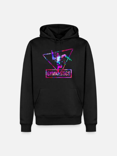 do gymnastics - Men’s Premium Organic Hoodie - black