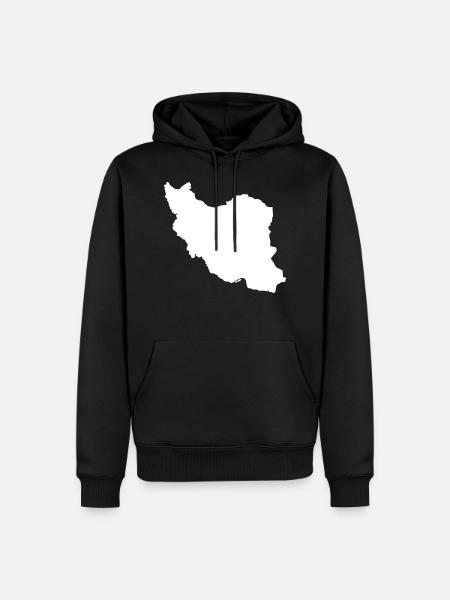 Iran - Men’s Premium Organic Hoodie - black