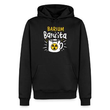 Radiology gift t-shirt for a radiologist - Men’s Premium Organic Hoodie - black - Front - Nico (187cm)