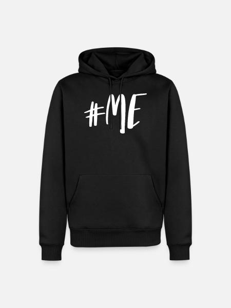 #ME - Männer Premium Bio Hoodie - Schwarz