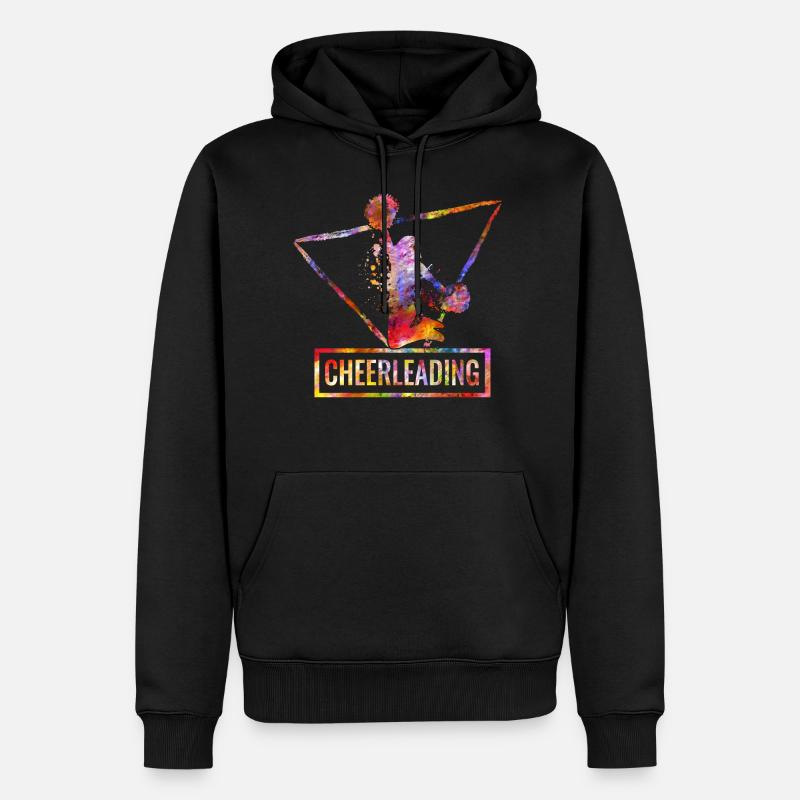 Cheerleading - Männer Premium Bio Hoodie - Schwarz