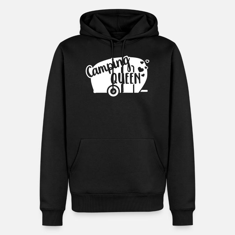 Caravane - Sweat à capuche Premium bio Homme - noir